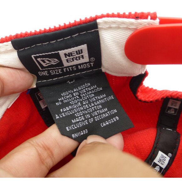 San Francisco 49ers Red Corduroy Snap Back Hat - Picture 8 of 15